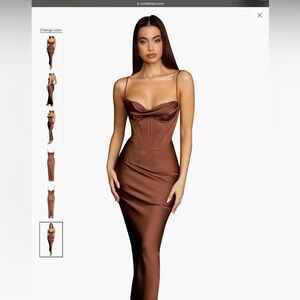 House of CB Brown Dress